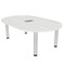Skutchi Designs 45.25 in W, 71.5 in L, 29 in H, Engineered Wood Top, White H-RAC-4672-PT-WC-EL - alternate 1